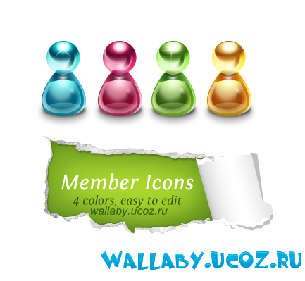 Glossy Member Icon